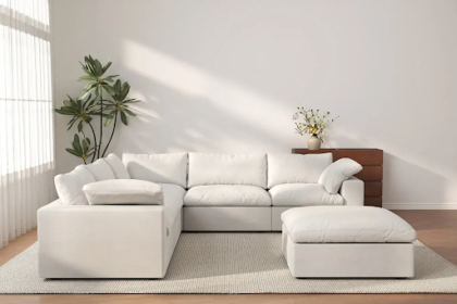 How to Arrange a V Shape Sectional in a Living Room