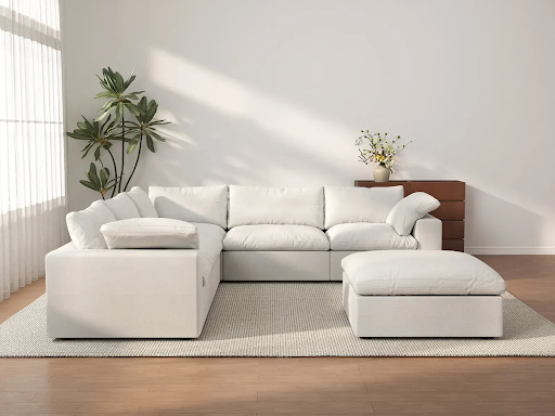 How to Arrange a V Shape Sectional in a Living Room
