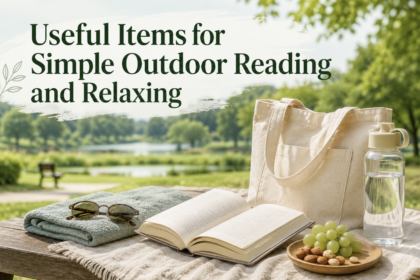 Useful Items for Simple Outdoor Reading and Relaxing